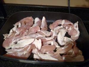 chicken in skillet